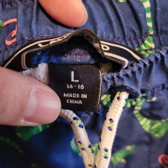 Lands End Boys Swim Shorts and Rashguard - Picture 4 of 5